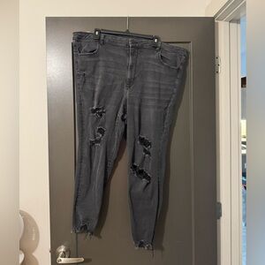 American Eagle Outfitters Plus Size Black Skinny Jeans